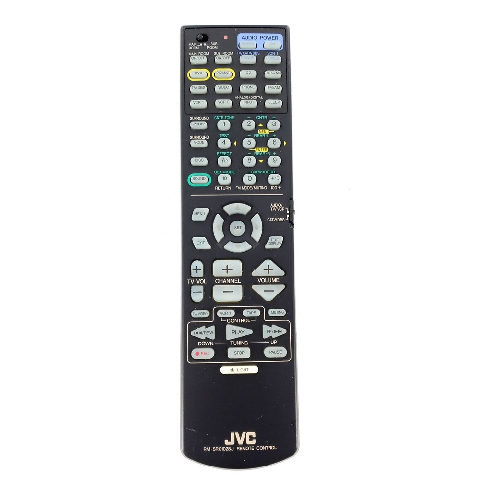 JVC RM-SRX1028J Receiver Remote Control RX-1028VBK RX-1028V RX-1028 OEM Tested